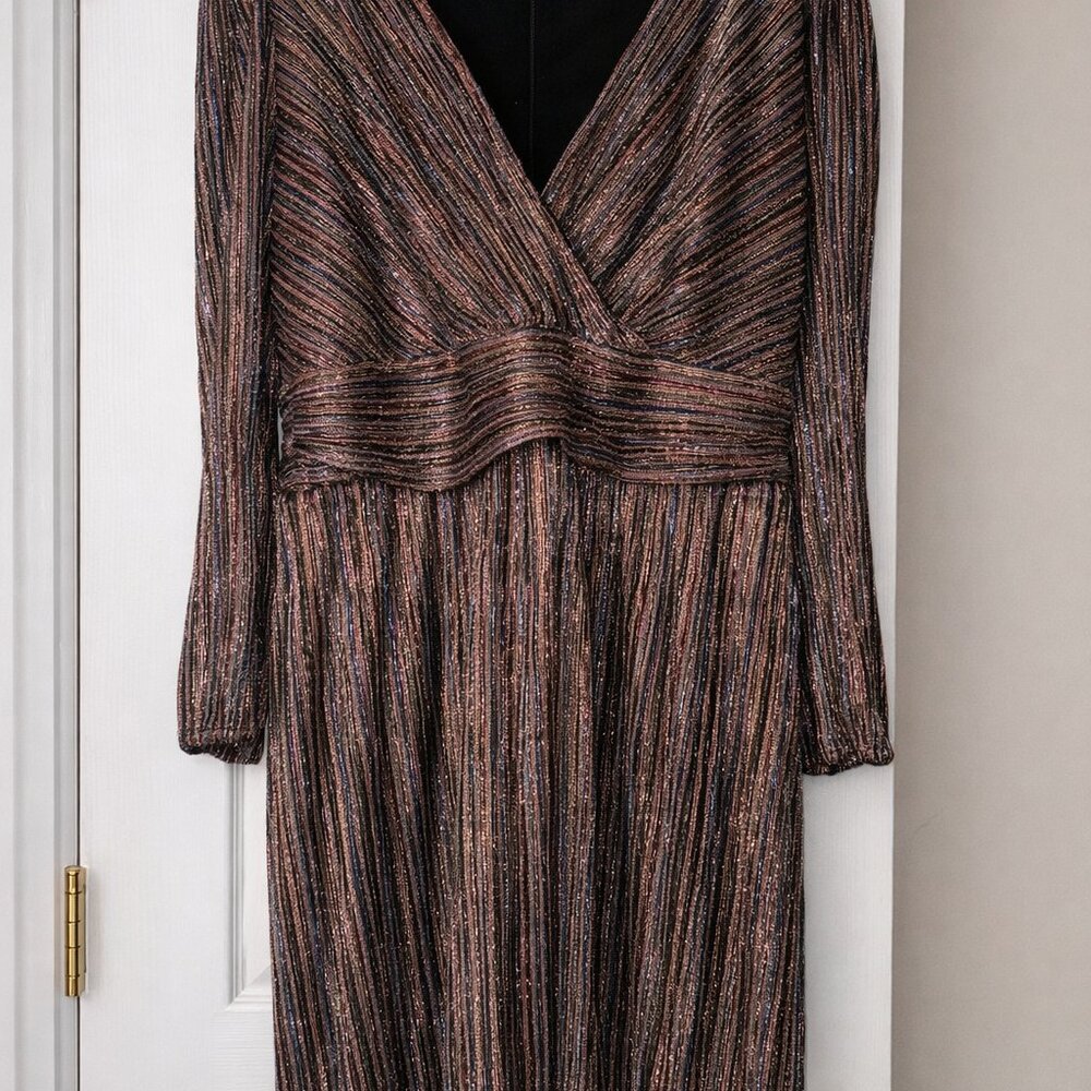 Julia Jordon Metallic Dress